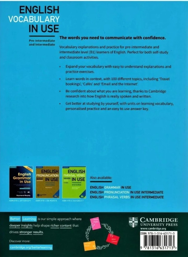 [object Object] «English Vocabulary in Use. Pre-Intermediate & Intermediate», автор Стюарт Редмен - фото №2 - мініатюра