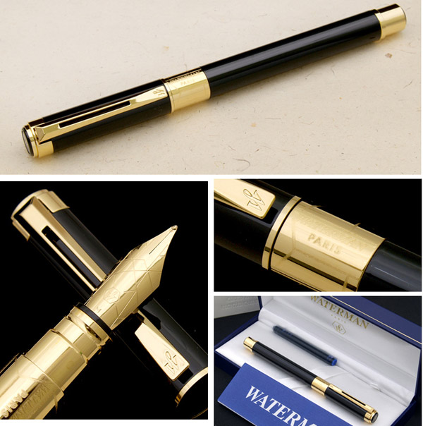  «Перьевая ручка Waterman Perspective Black GT (11 400)», бренда Waterman - фото №1