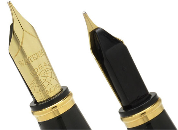  «Ручка Waterman EXCEPTION Slim Black GT FP F (11 028)», бренда Waterman - фото №1
