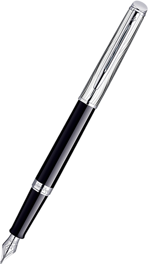 «Чорнильна ручка Waterman HEMISPHERE Deluxe Black CT FP F (12066)», бренду Waterman - фото №1