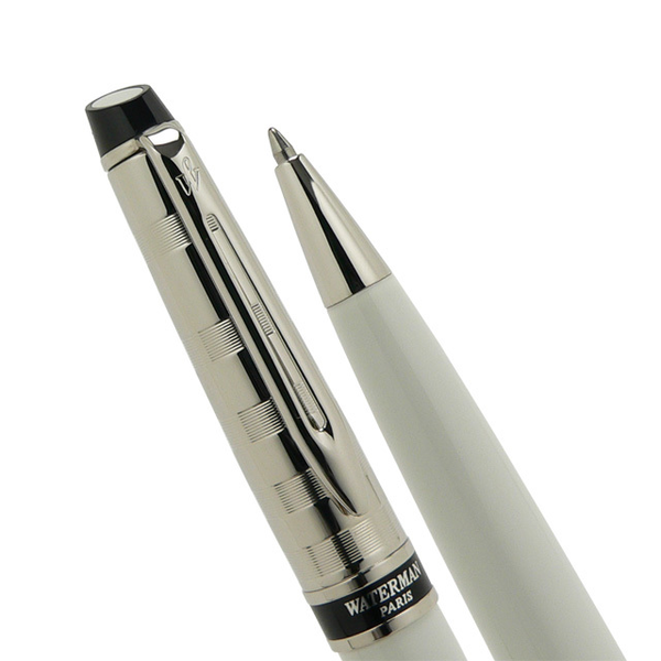  «Шариковая ручка Waterman Expert Deluxe White CT BP (20 039)», бренда Waterman - фото №1