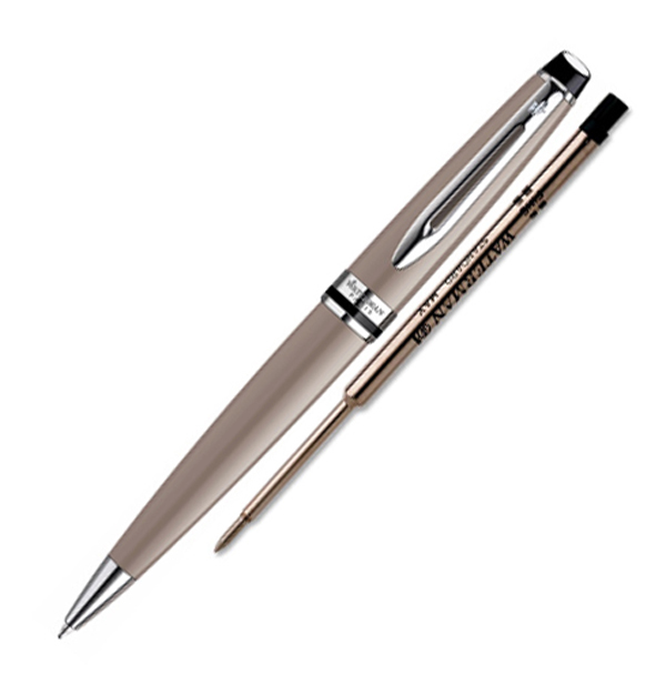  «Шариковая ручка Waterman Expert Taupe CT (20 041)», бренда Waterman - фото №1