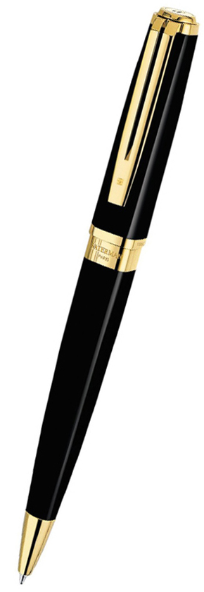  «Ручка Waterman EXCEPTION Slim Black GT BP (21 028)», бренда Waterman - фото №1
