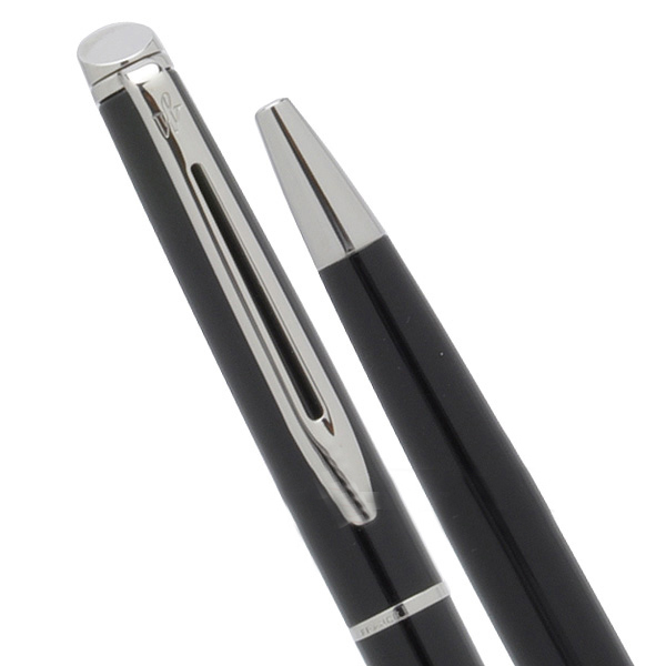 «Кулькова ручка Waterman Hemisphere Mars Black CT в подарунковій упаковці з чохлом (22 558B)», бренду Waterman - фото №1