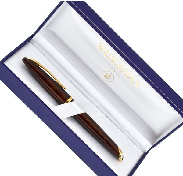  «Ручка-роллер WATERMAN Marine Amber (41 104)», бренда Waterman - фото №1