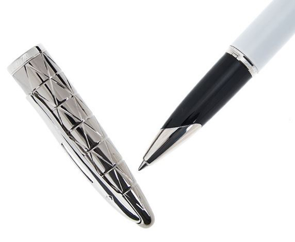  «Ручка-роллер Waterman Carene Deluxe Contemporary White ST (41 206)», бренда Waterman - фото №1