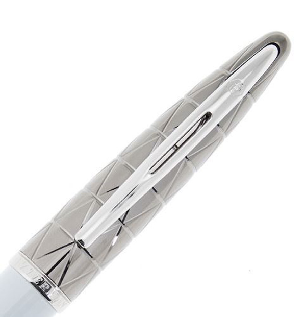  «Ручка-роллер Waterman Carene Deluxe Contemporary White ST (41 206)», бренда Waterman - фото №1