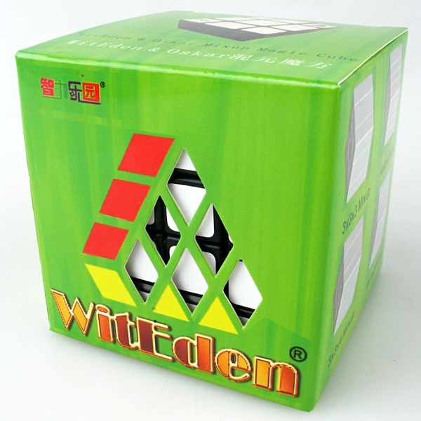  «Игрушка-головоломка Кубик new 4x4 Mixup black WitEden (WEMX43)», бренда WitEden - фото №1