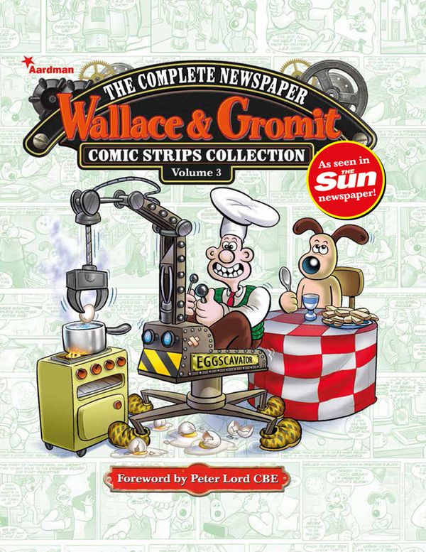 Паперова книга «Wallace & Gromit. The Complete Newspaper Strips Collection. Volume 3», авторів Стів Вайт, Девід Ліч, Річі К. Чендлер - фото №1