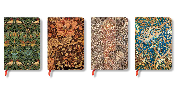  «Нотатник Paperblanks Вільям Морріс Жимолость середній в лінію (PB1621-2)», бренду Paperblanks - фото №1