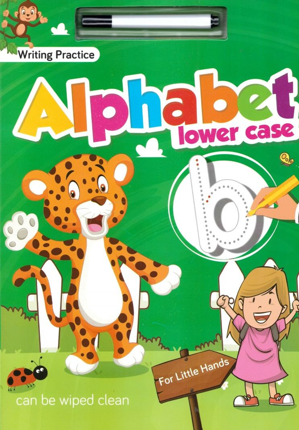 Бумажная книга «Writing Practice Alphabet Lower Case with pen» - фото №1