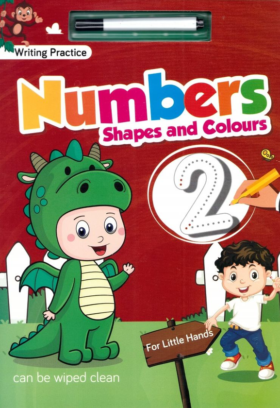 Бумажная книга «Writing Practice Numbers, Shapes And Colours» - фото №1
