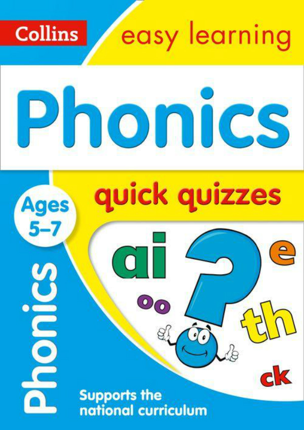 Паперова книга «Collins Easy Learning: Phonics Quick Quizzes Ages 5-7» - фото №1