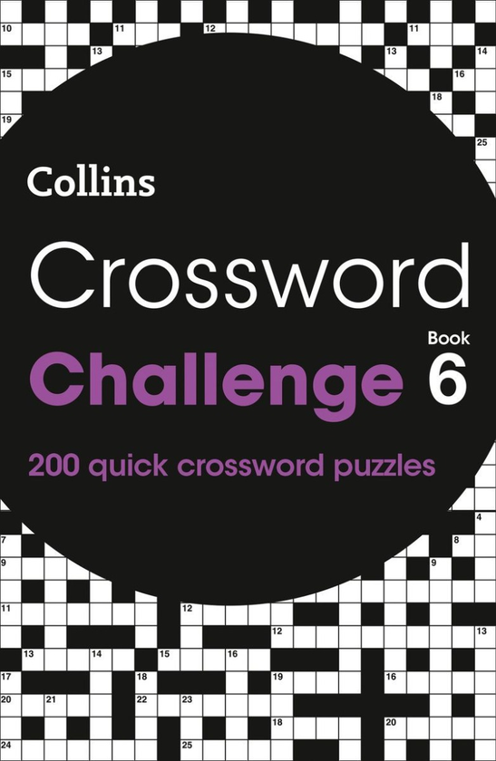 Паперова книга «Crossword Challenge Book 6. 200 Quick Crossword Puzzles» - фото №1