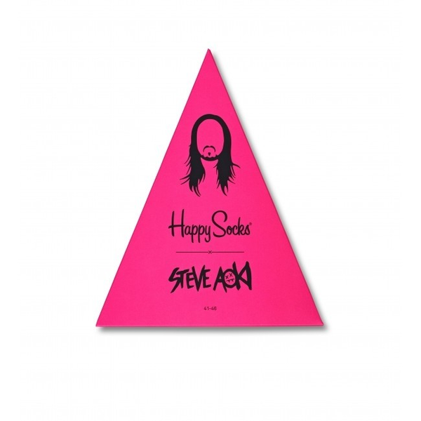 «Носки Happy Socks Steve Aoki Socks Box Set 3 пары 41-46 р (XAOK08-2000)», бренда Happy Socks - фото №1