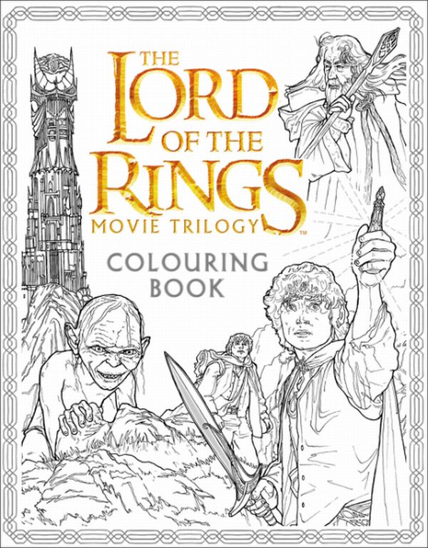 Бумажная книга «The Lord of the Rings Movie Trilogy Colouring Book» - фото №1