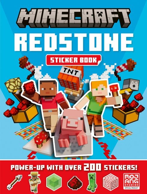Паперова книга «Minecraft Redstone Sticker Book», автор Mojang AB - фото №1