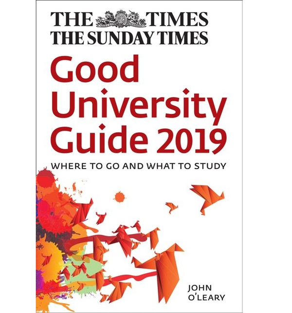 Паперова книга «The Times Good University Guide 2019», автор Джон О'Лірі - фото №1