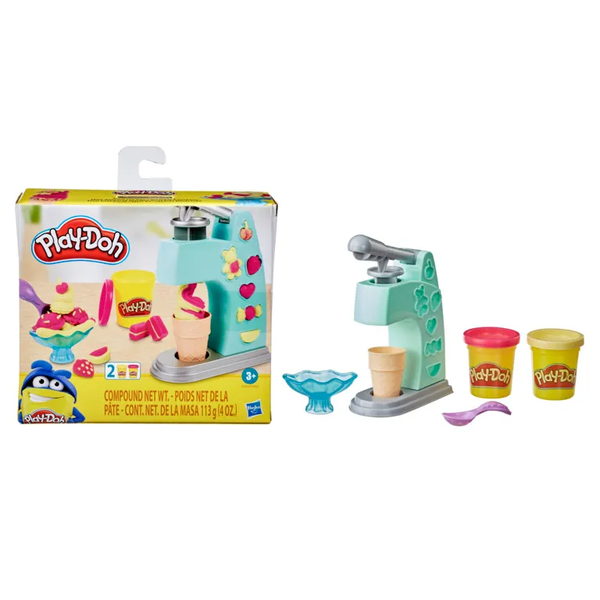  «Ігровий набір для ліплення Hasbro Play-Doh Mini Ice Cream Playset (E9368)», бренда Hasbro - фото №1