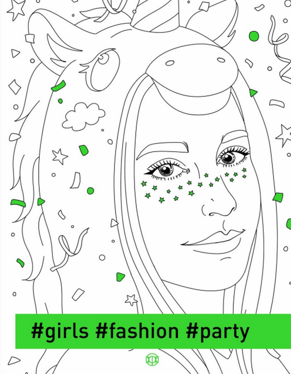 Бумажная книга «#girls#fashion#party» - фото №1
