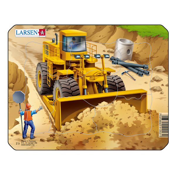 undefined «Пазл Larsen із серії Міні Бульдозер (Z3-2)», бренду Larsen - фото №2 - мініатюра