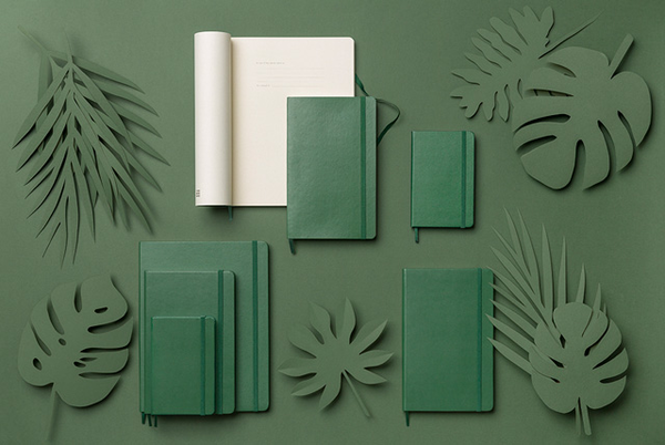  «Блокнот карманный Moleskine Classic Линейка Миртовый Зеленый (MM710K15)», бренда Moleskine - фото №1