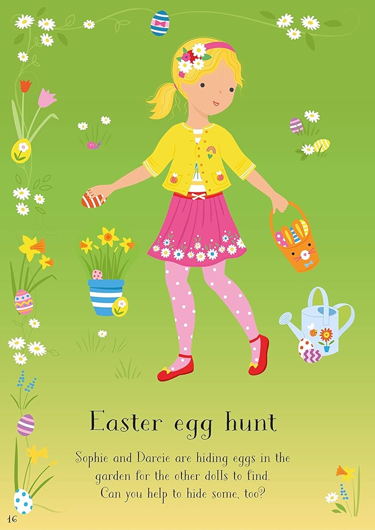 [object Object] «Little Sticker Dolly Dressing Easter», автор Фиона Уотт - фото №2 - миниатюра