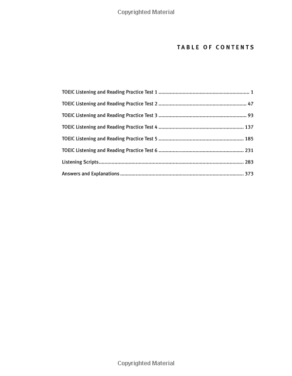 [object Object] «6 Practice Tests for TOEIC Listening and Reading (online + audio)» - фото №2 - миниатюра