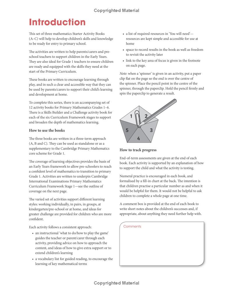 [object Object] «Cambridge Primary Mathematics Starter Activity Book C», автор Черрі Мозлі - фото №5 - мініатюра