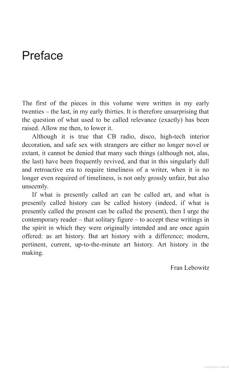[object Object] «The Fran Lebowitz Reader», автор Фрэн Лебовиц - фото №2 - миниатюра
