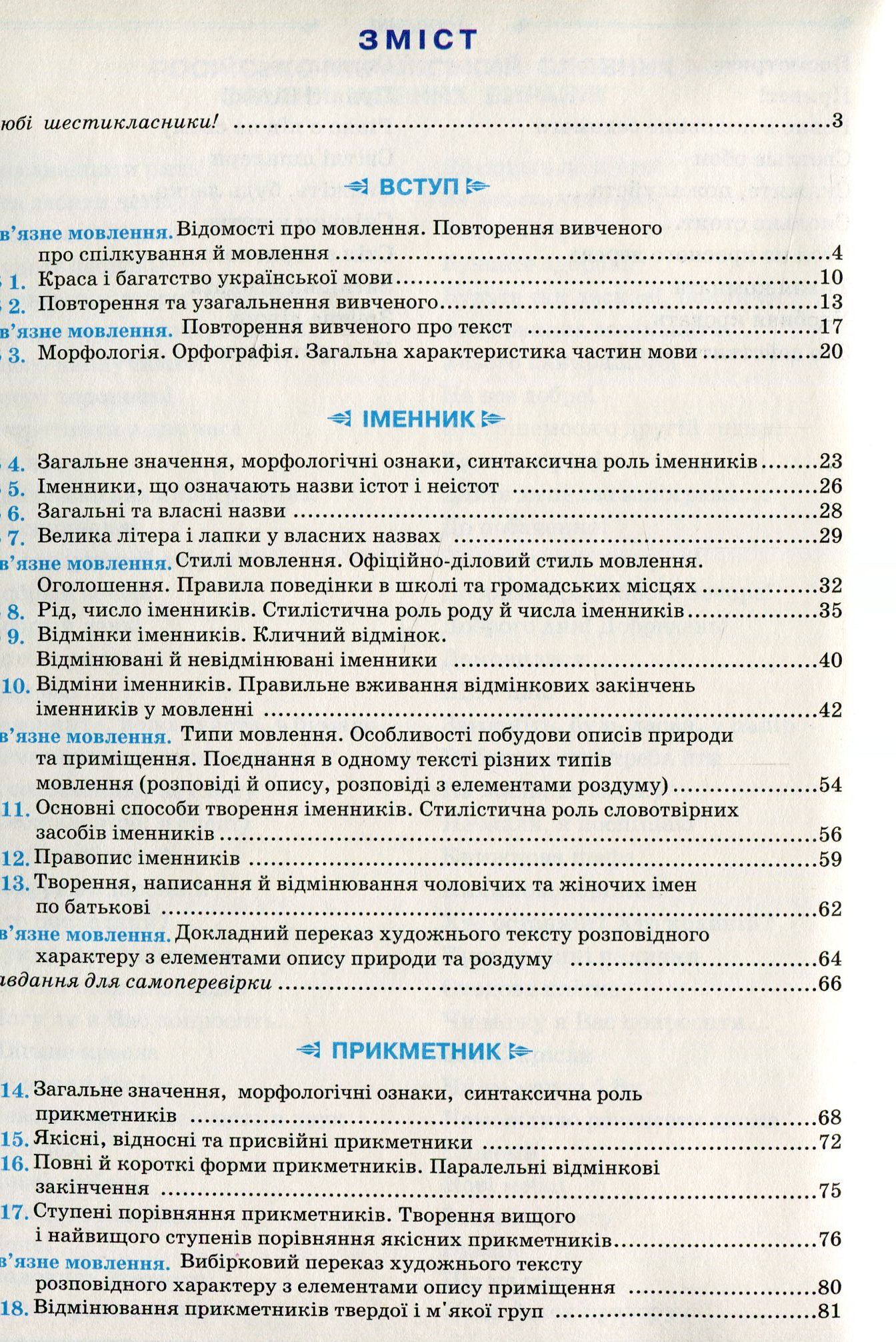 Українська мова. 6 клас — фото 3