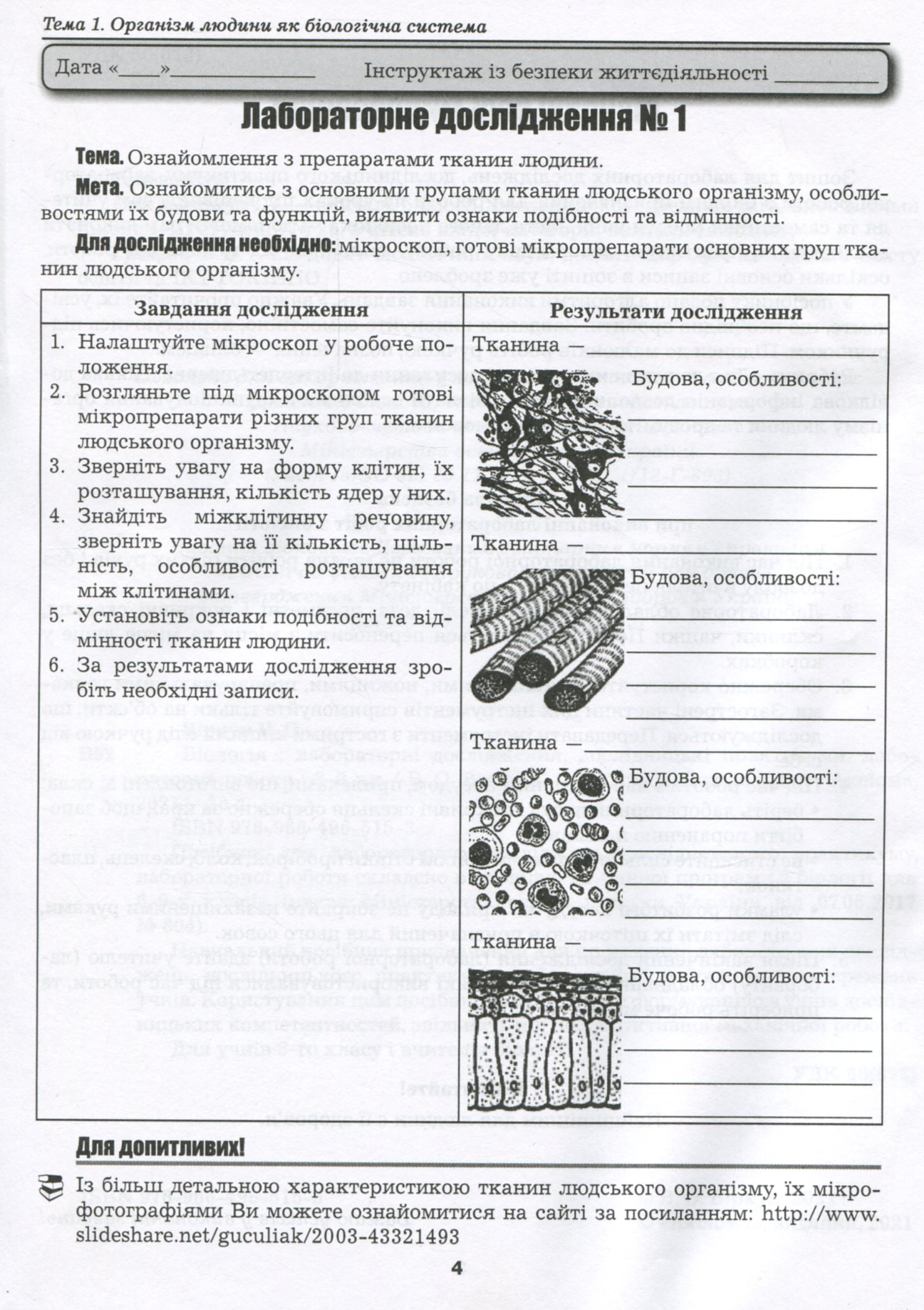 Біологія. Лабораторні дослідження, дослідницькі практикуми, лабораторна робота. 8 клас — фото 3
