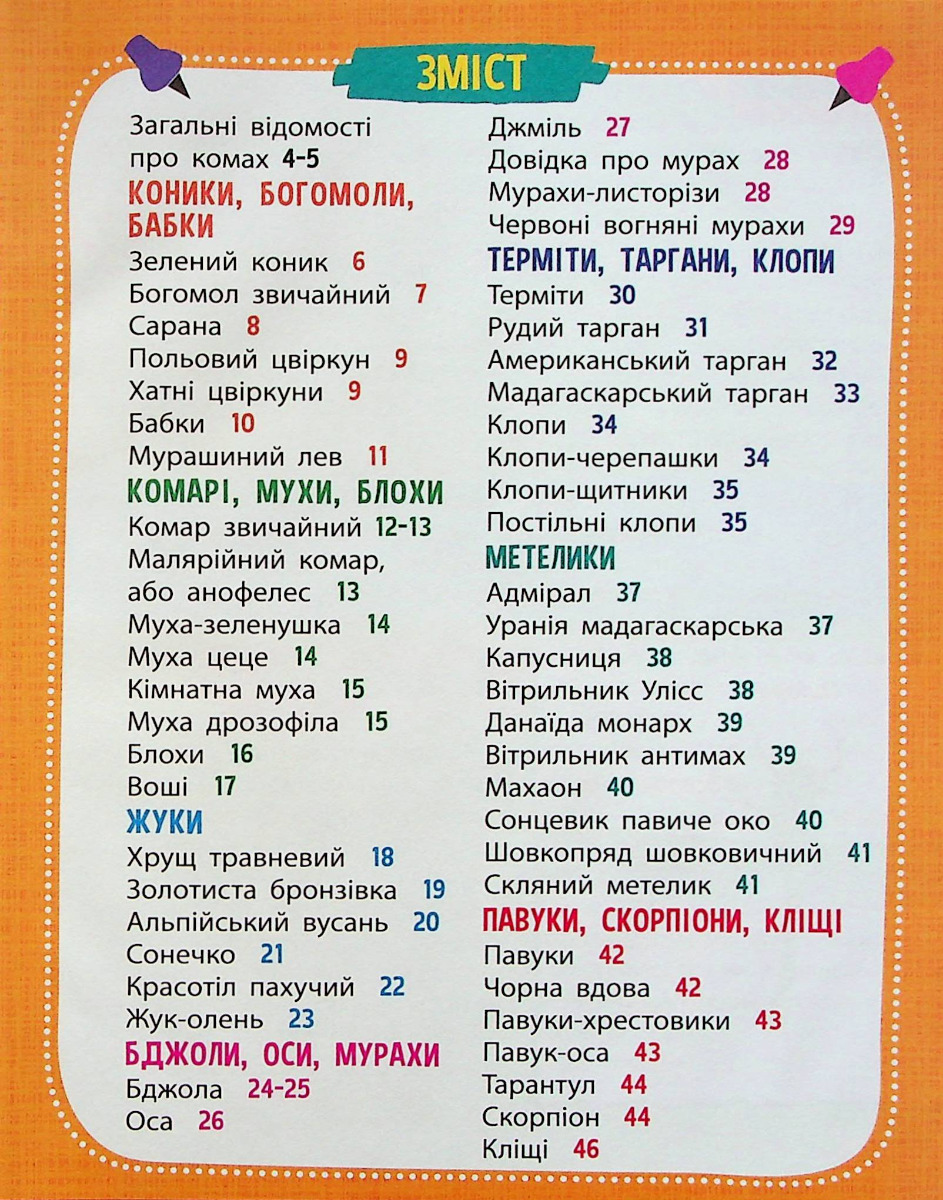 Мініенциклопедія. Комахи та павуки — фото 3
