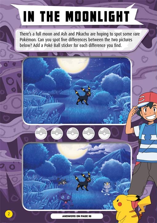 [object Object] «Official Pokemon Spooky Sticker Book» - фото №2 - миниатюра