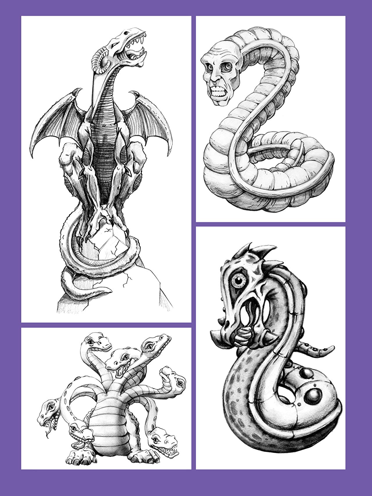 [object Object] «The Art of Drawing Dragons, Mythological Beasts, and Fantasy Creatures. Step-by-step techniques for drawing fantastic creatures of folklore and legend», автор Майкл Добжицки - фото №2 - миниатюра