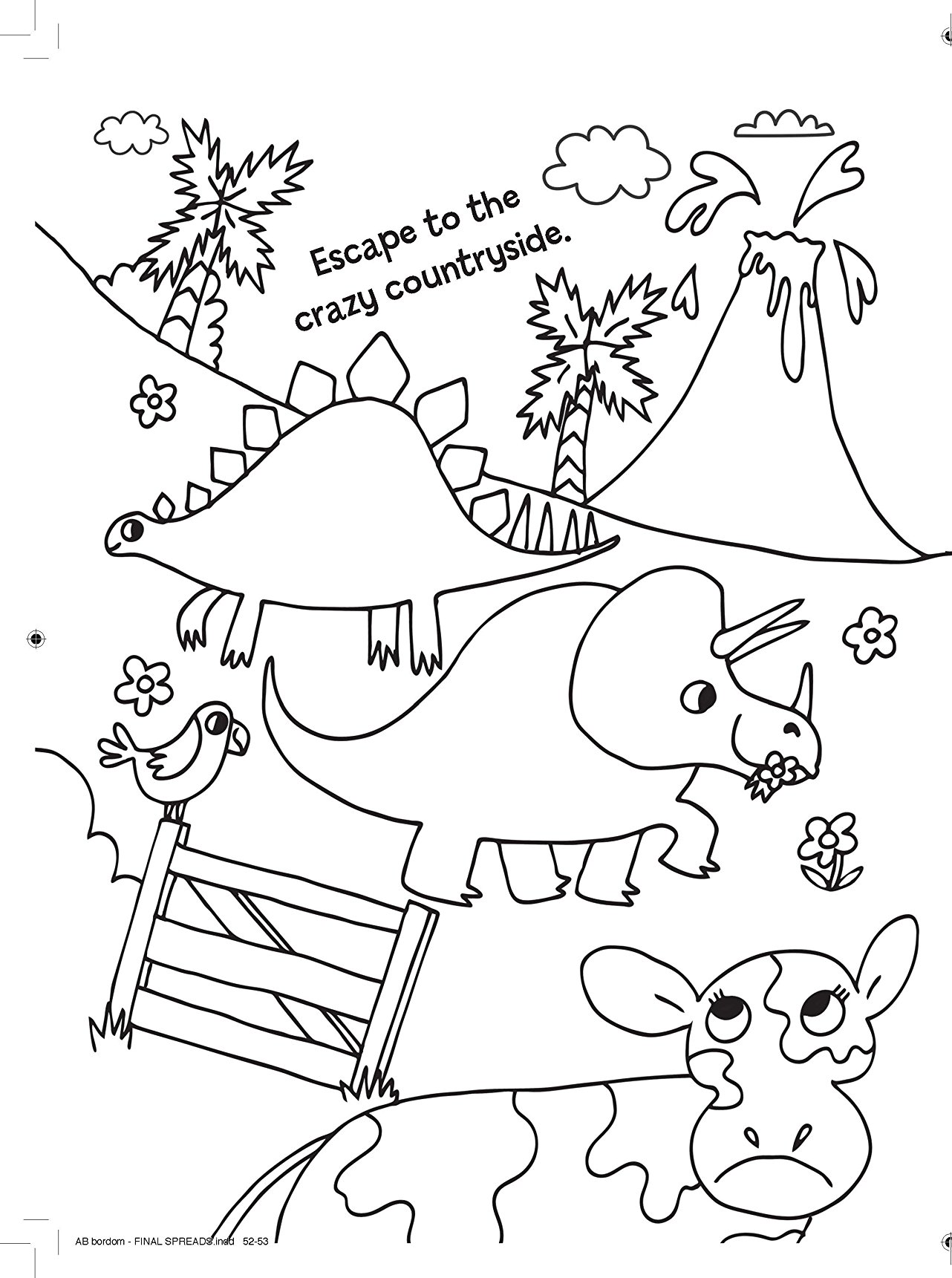 [object Object] «The Anti-Boredom Colouring Book», автор Крис Дикасон - фото №2 - миниатюра