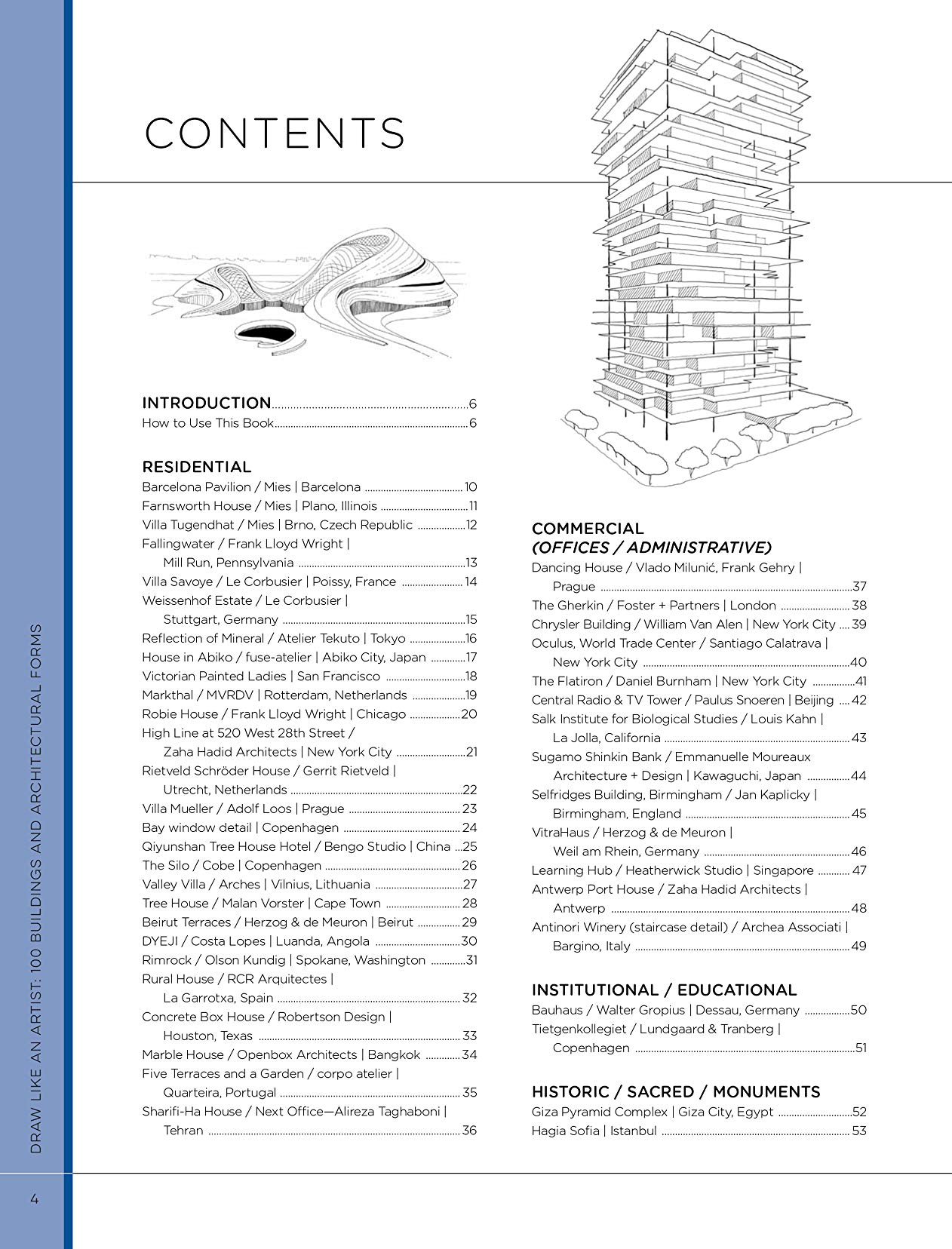 [object Object] «100 Buildings and Architectural Forms. Step-by-Step Realistic Line Drawing», автор Дэвид Дразил - фото №2 - миниатюра