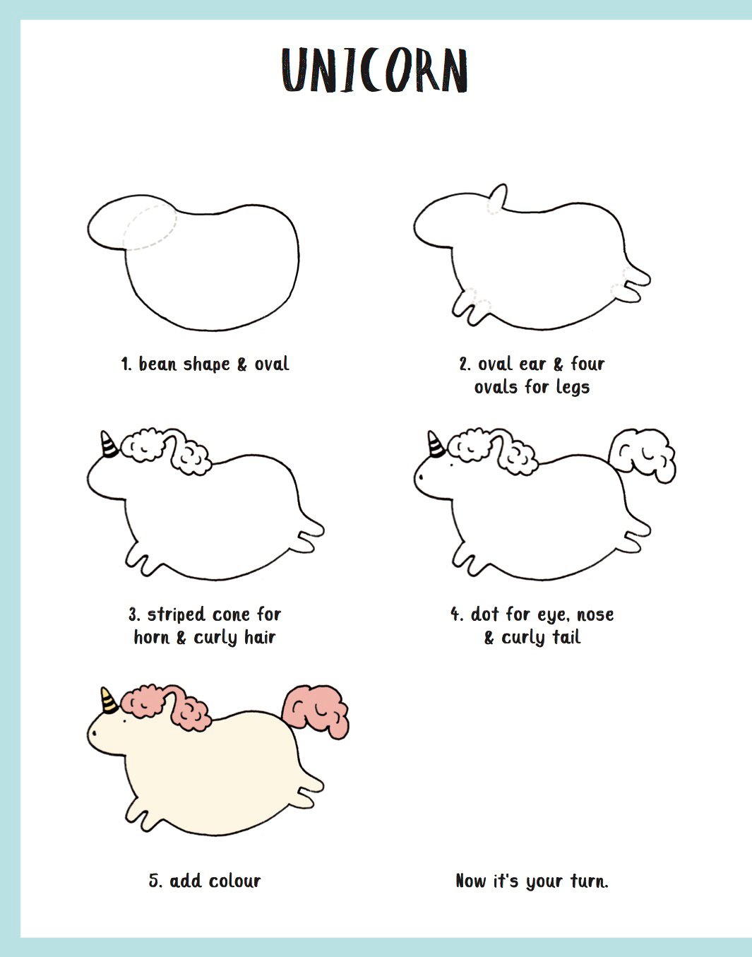 [object Object] «How to Draw a Unicorn and Other Cute Animals. With simple shapes and 5 steps», автор Софи Шрей - фото №2 - миниатюра