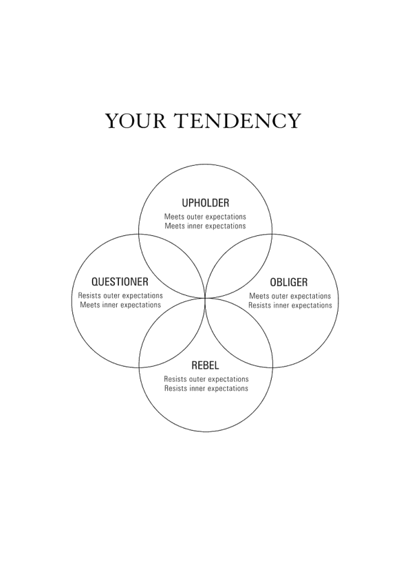 The Four Tendencies. The Indispensable Personality Profiles That Reveal How to Make Your Life Better — фото 4