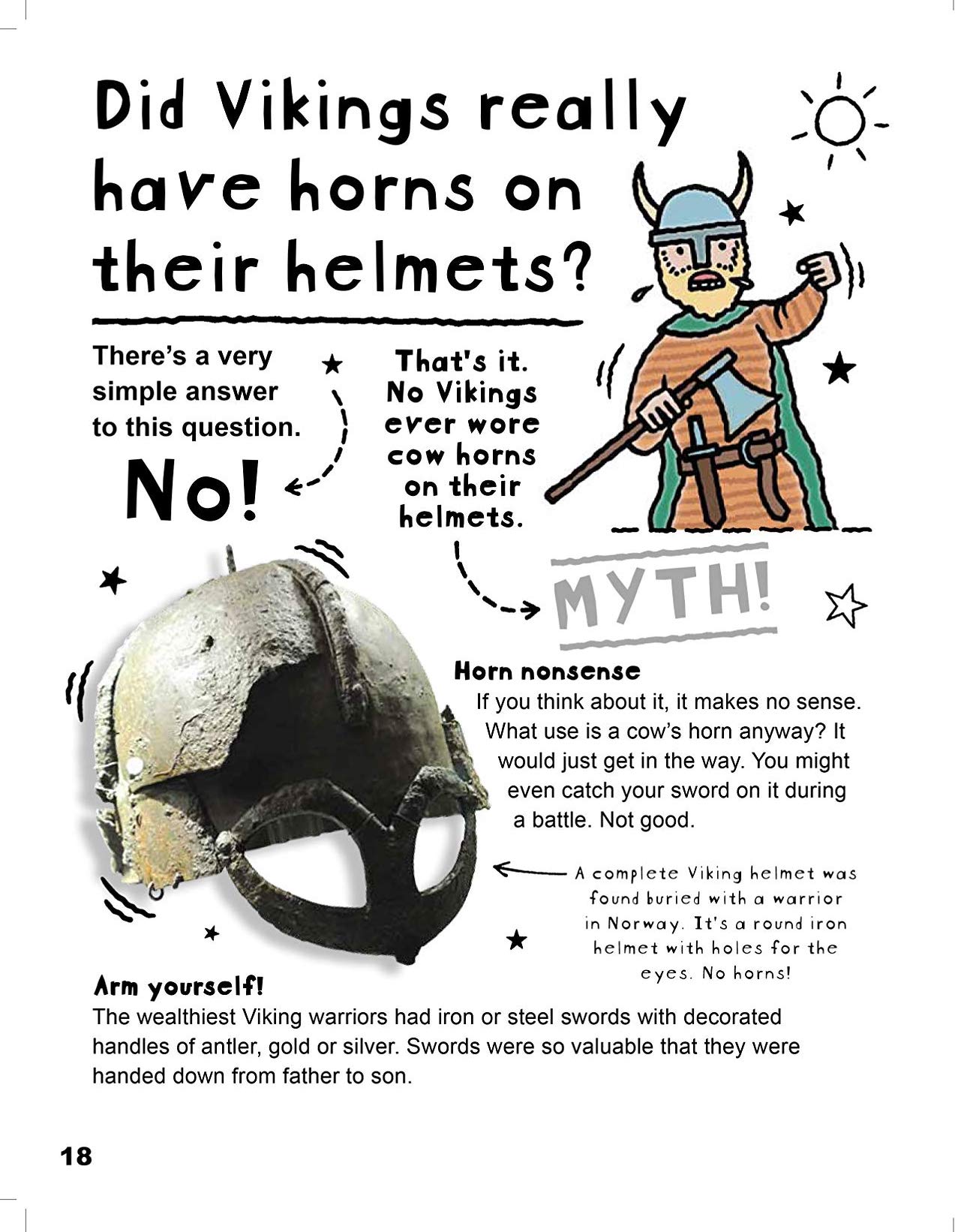 [object Object] «Did Vikings wear horns on their helmets? And other questions about the Vikings», автор Тім Кук - фото №2 - мініатюра