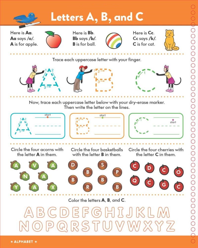 [object Object] «Get Ready for School. Pre-K Wipe-Off Workbook», автор Хизер Стелла - фото №2 - миниатюра