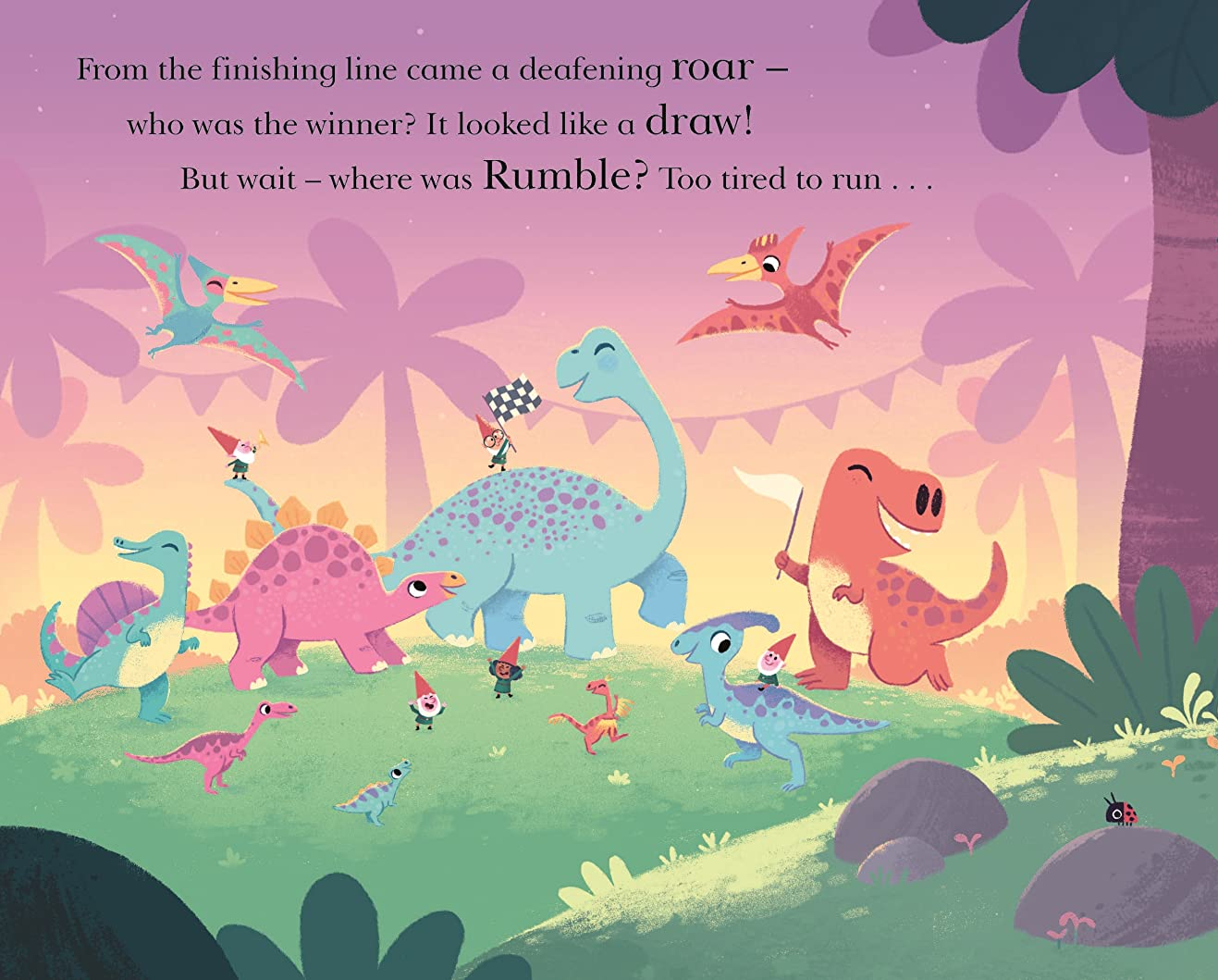 [object Object] «Ten Minutes to Bed. Little Dinosaur's Big Race», автор Ріаннон Філдінг - фото №2 - мініатюра