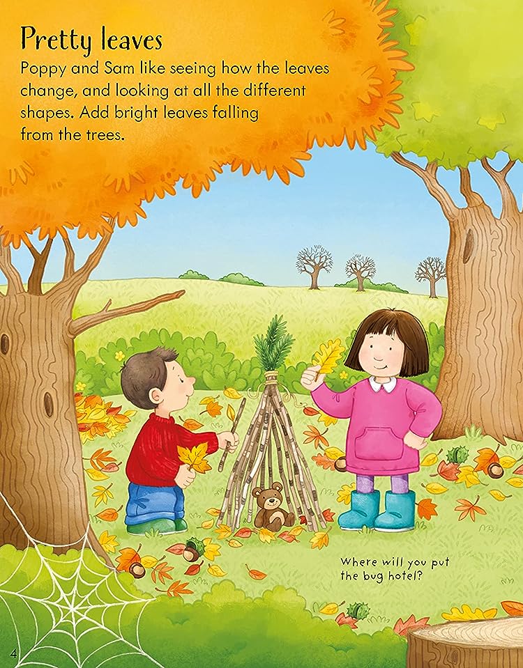 [object Object] «Poppy and Sam's Autumn Sticker Book», автор Кейт Нолан - фото №2 - миниатюра