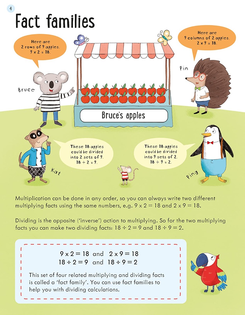 [object Object] «Usborne Workbooks Dividing 7-8», автор Бэти Холли - фото №2 - миниатюра