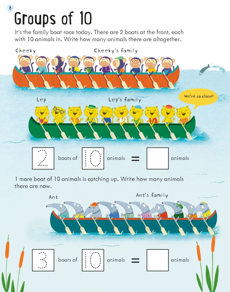 [object Object] «Usborne Workbooks Multiplying 6-7», автор Бэти Холли - фото №2 - миниатюра