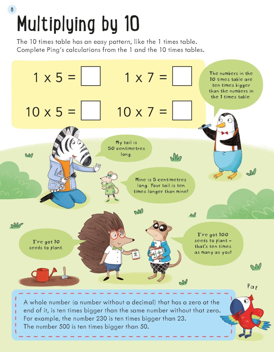 [object Object] «Usborne Workbooks Multiplying 7-8 », автор Бэти Холли - фото №2 - миниатюра
