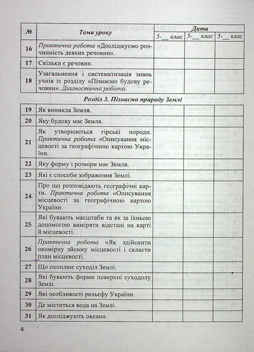[object Object] «Календарно-тематичне планування. Пізнаємо природу. 5 клас», автор Ірина Жаркова - фото №2 - мініатюра