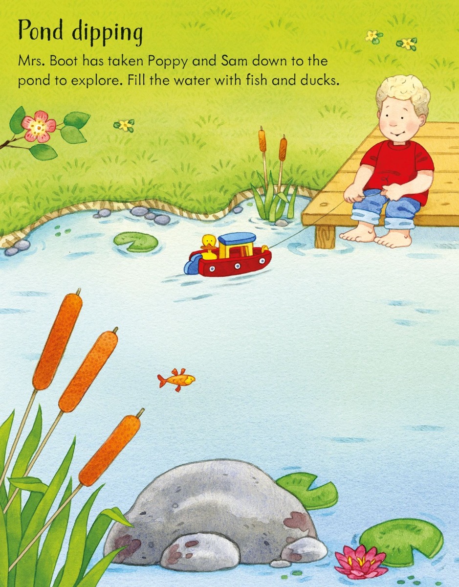 [object Object] «Poppy and Sam's Nature Sticker Book», автор Кейт Нолан - фото №2 - миниатюра