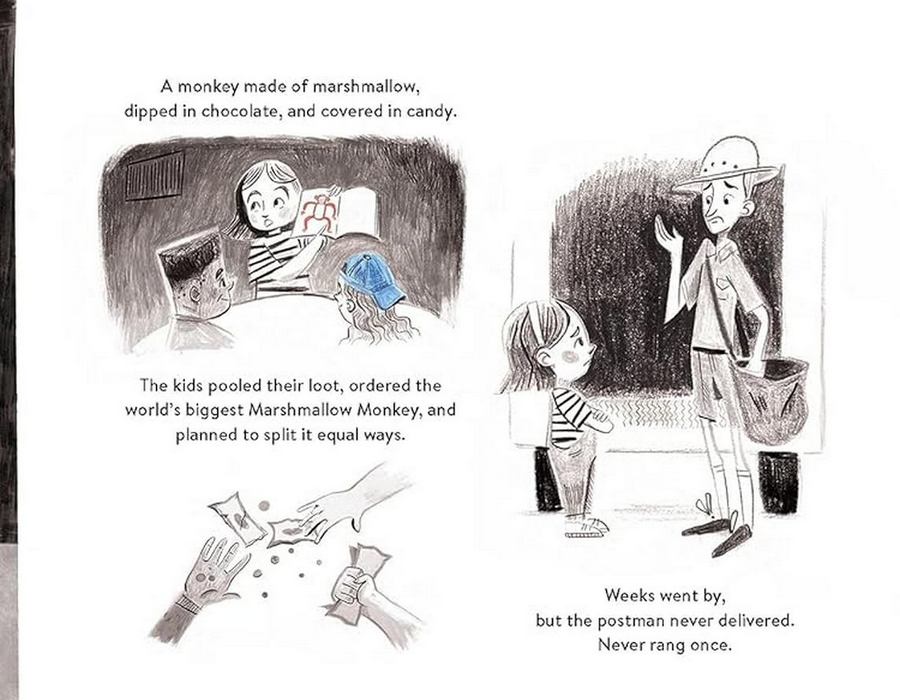 [object Object] «Kid Noir. Kitty Feral and the Case of the Marshmallow Monkey», авторов Эдди Мюллер, Джессика Шмидт - фото №4 - миниатюра