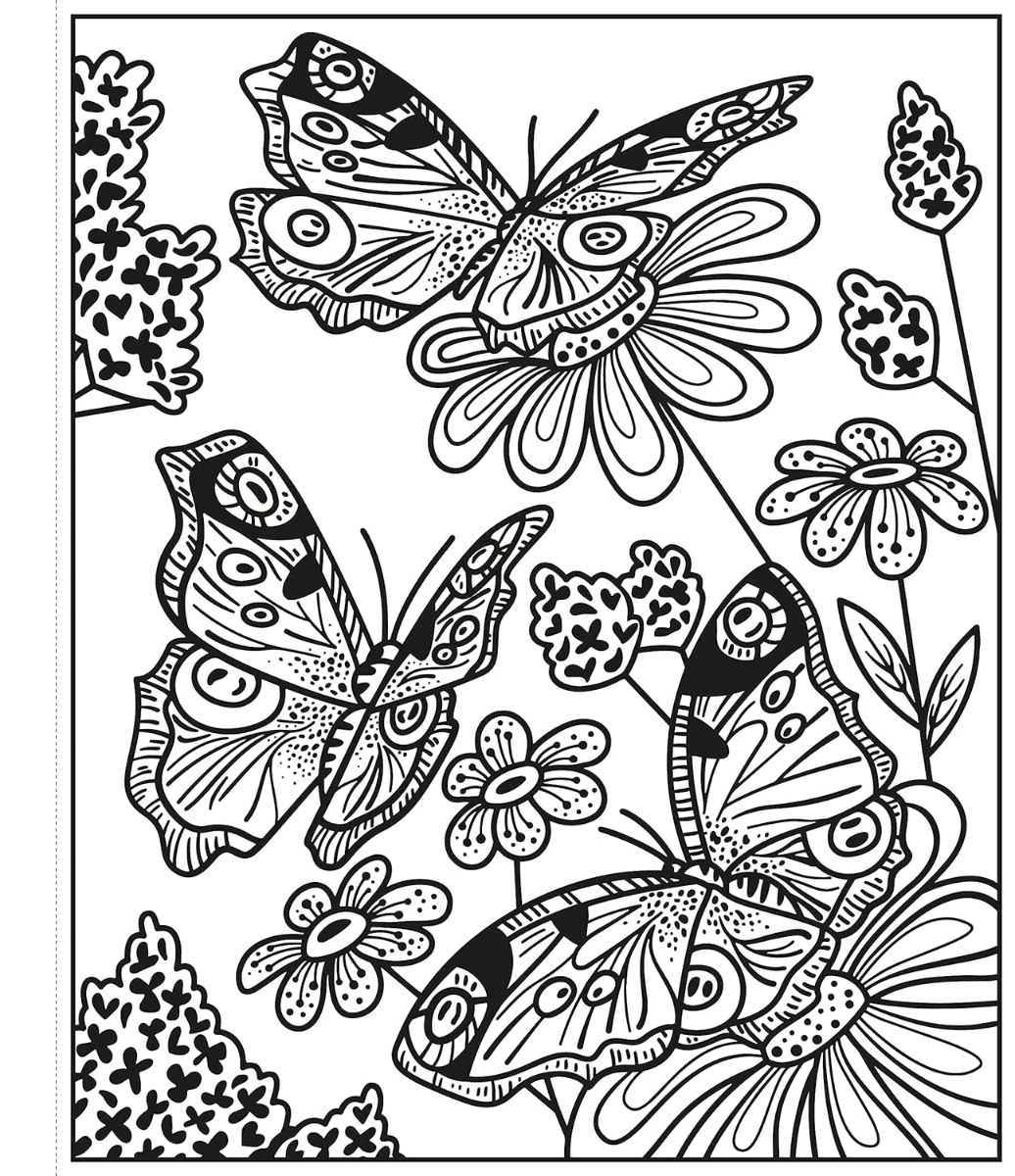 [object Object] «Butterflies. Magic Painting Book», автор Эбигейл Уитли - фото №3 - миниатюра